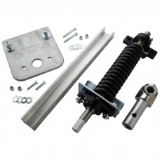 Mountain Tarp, Under Body Mount Assembly, Hex Round Shaft, 3900 Lb Spring, W/ Out Arm Connector - D/S. For Use On Trailers.